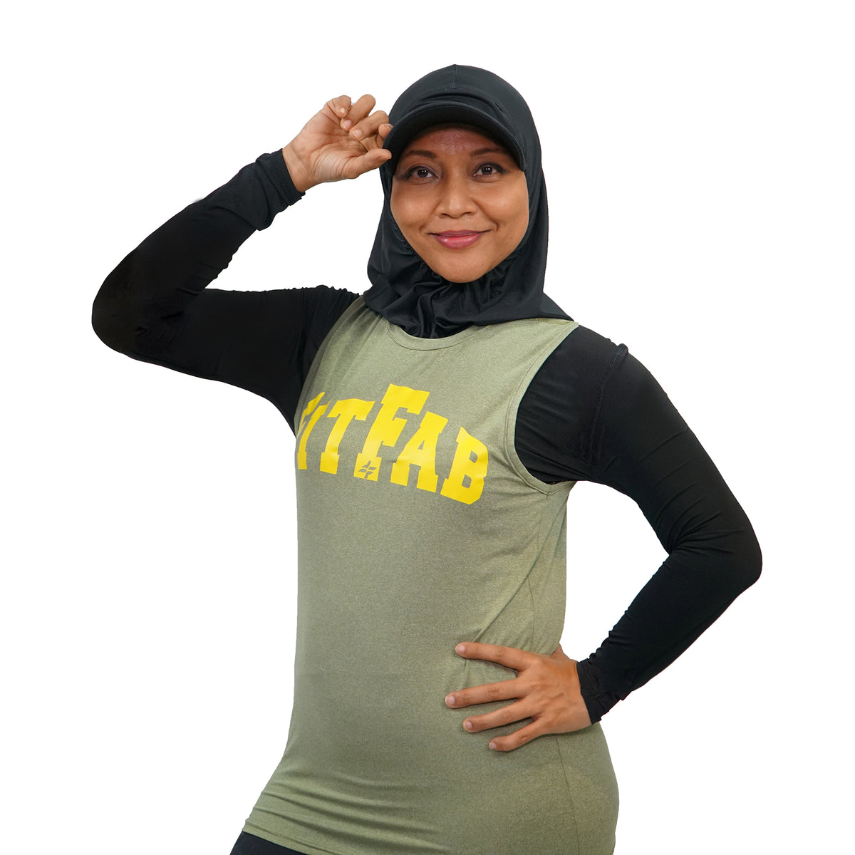 Powerlifting Top - Olive Green