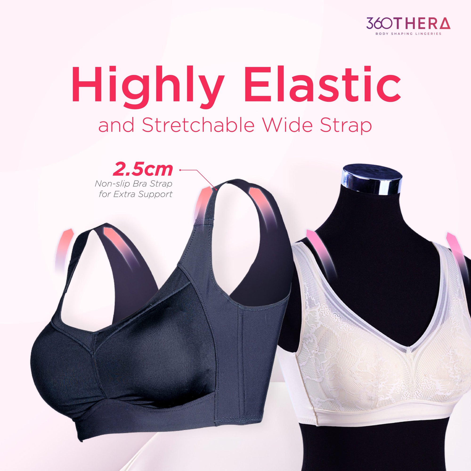 360 THERA SEAMLESS SHORT BRA