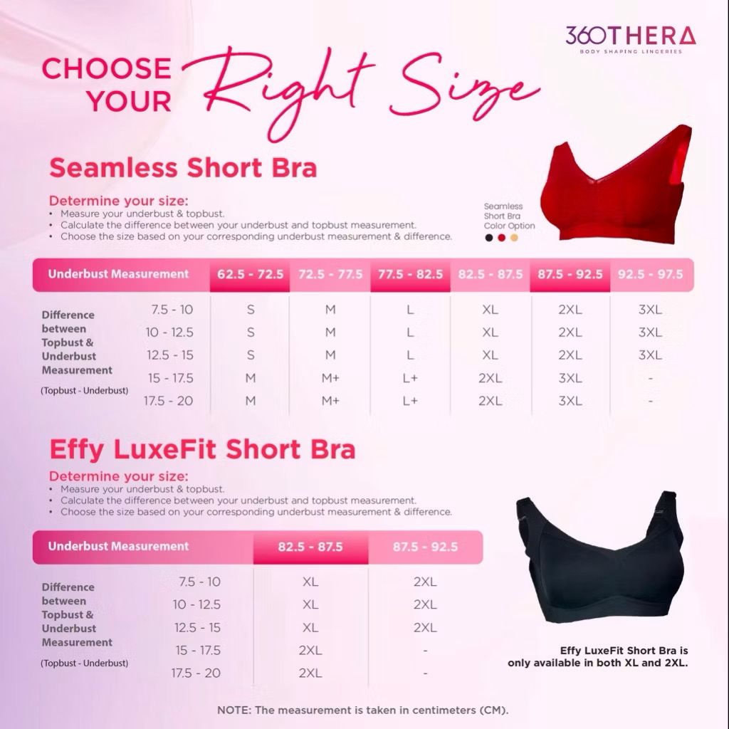 360 THERA SEAMLESS SHORT BRA