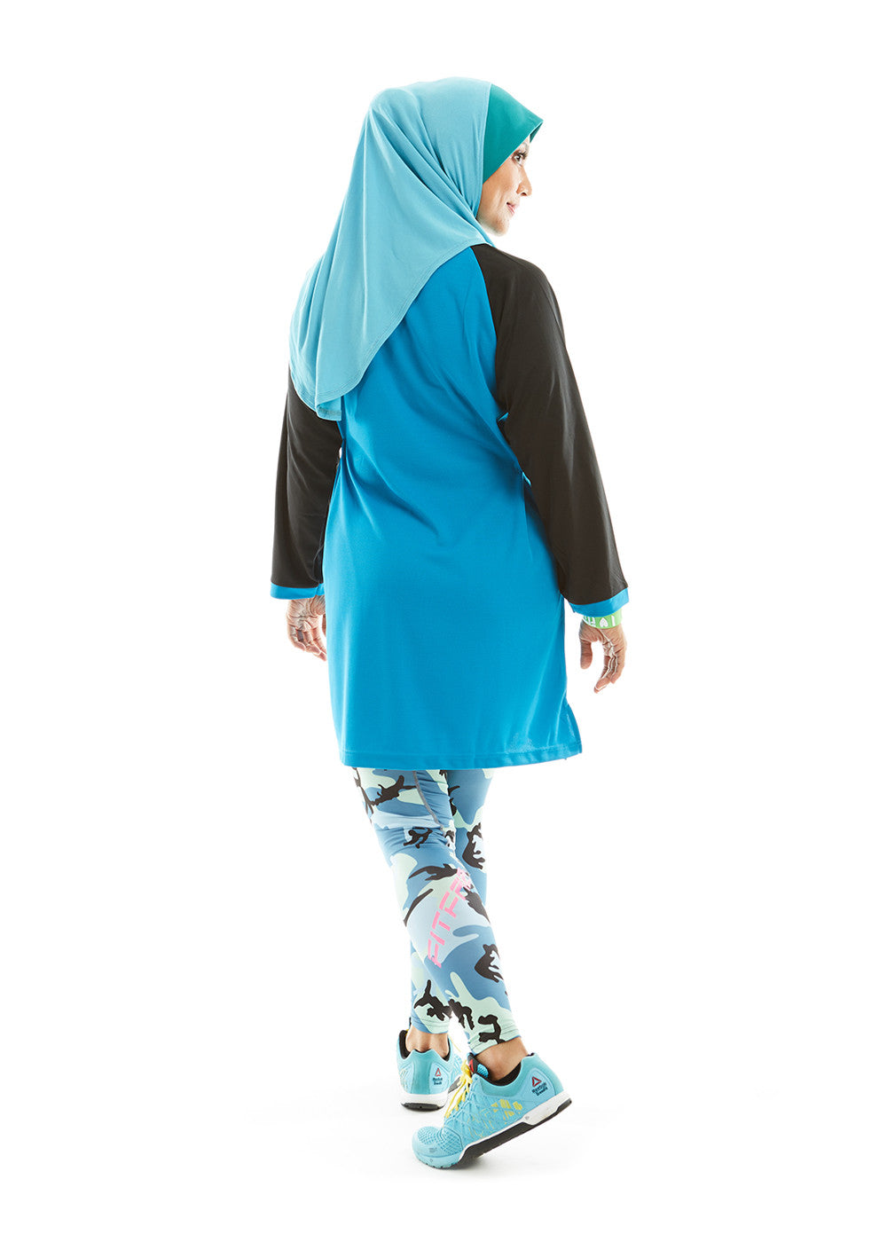 ACTIVEwear Muslimah Blue-Black