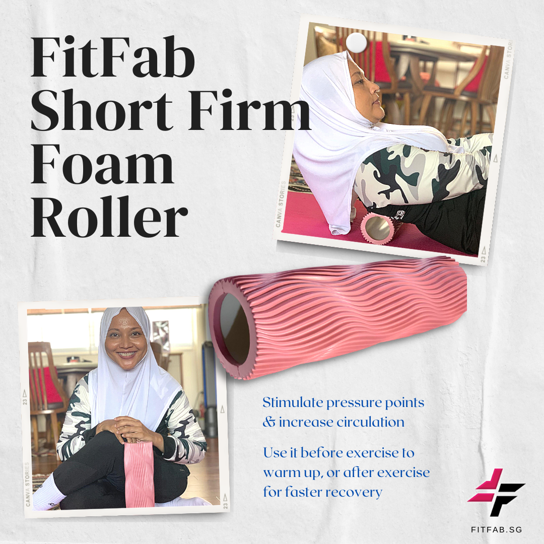 FitFab Short Firm Foam Roller