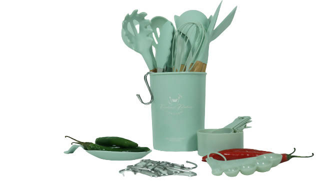 Kelentang Kelentung Warisan Silicone Kitchen Utensils Set - 24 pcs