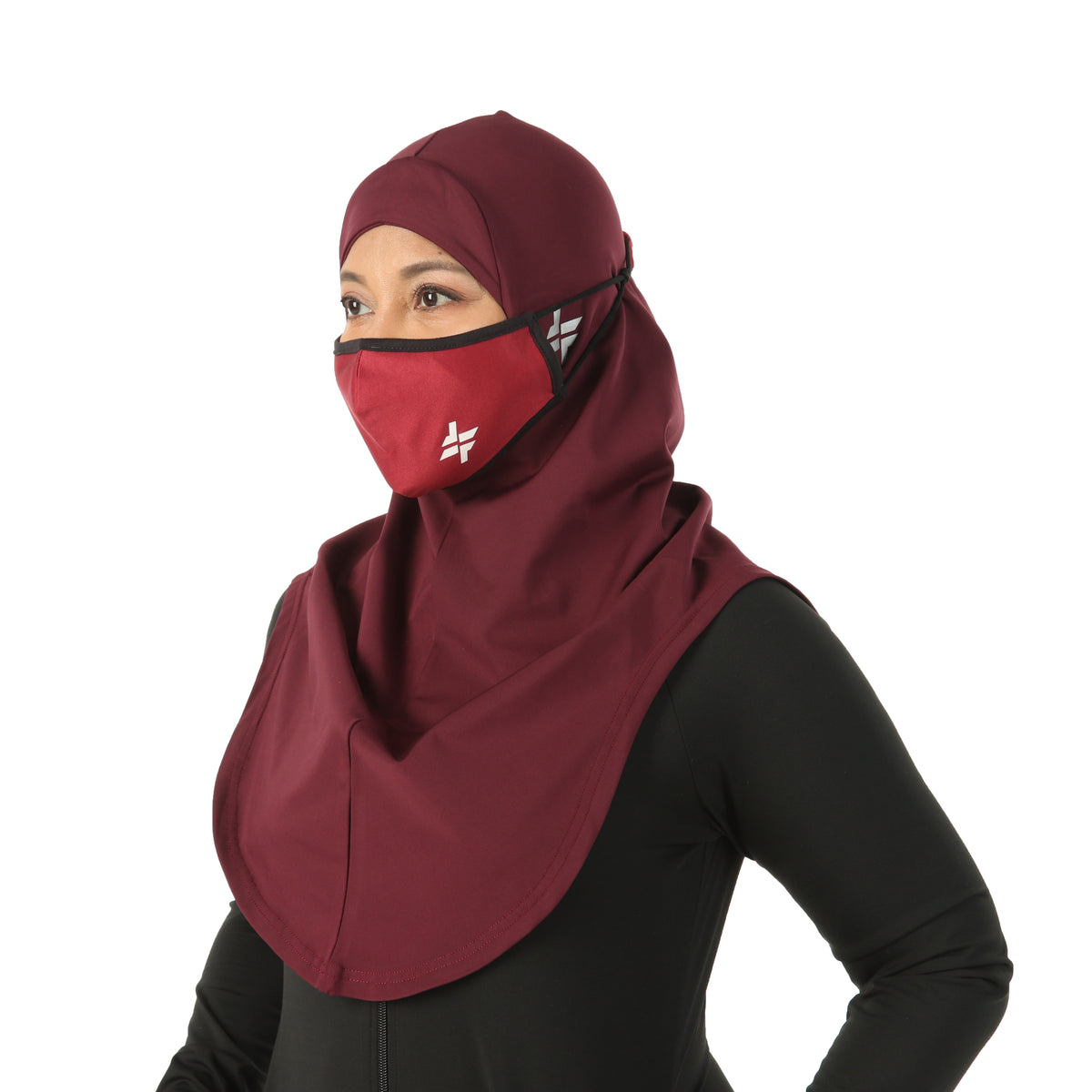 FitFab Long Hijab + Mask Set