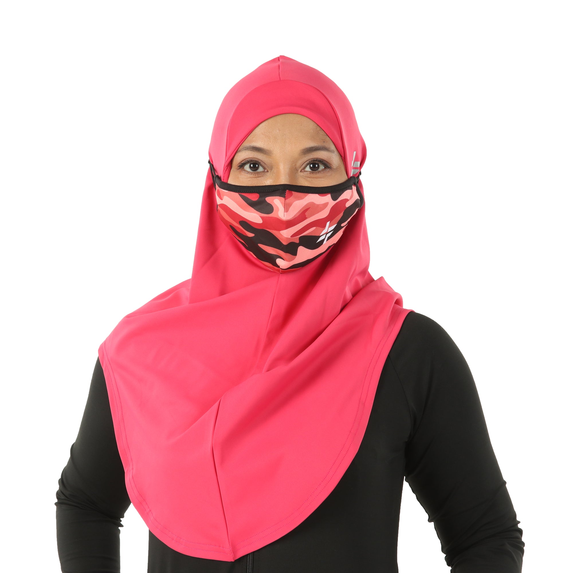 FitFab Long Hijab + Mask Set