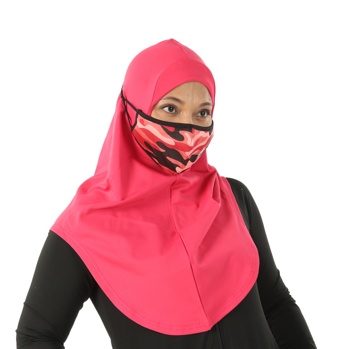 FitFab Long Hijab + Mask Set