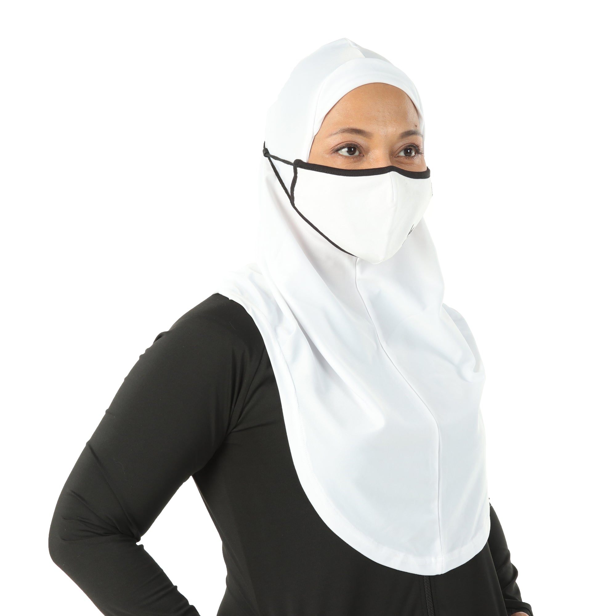 FitFab Long Hijab + Mask Set