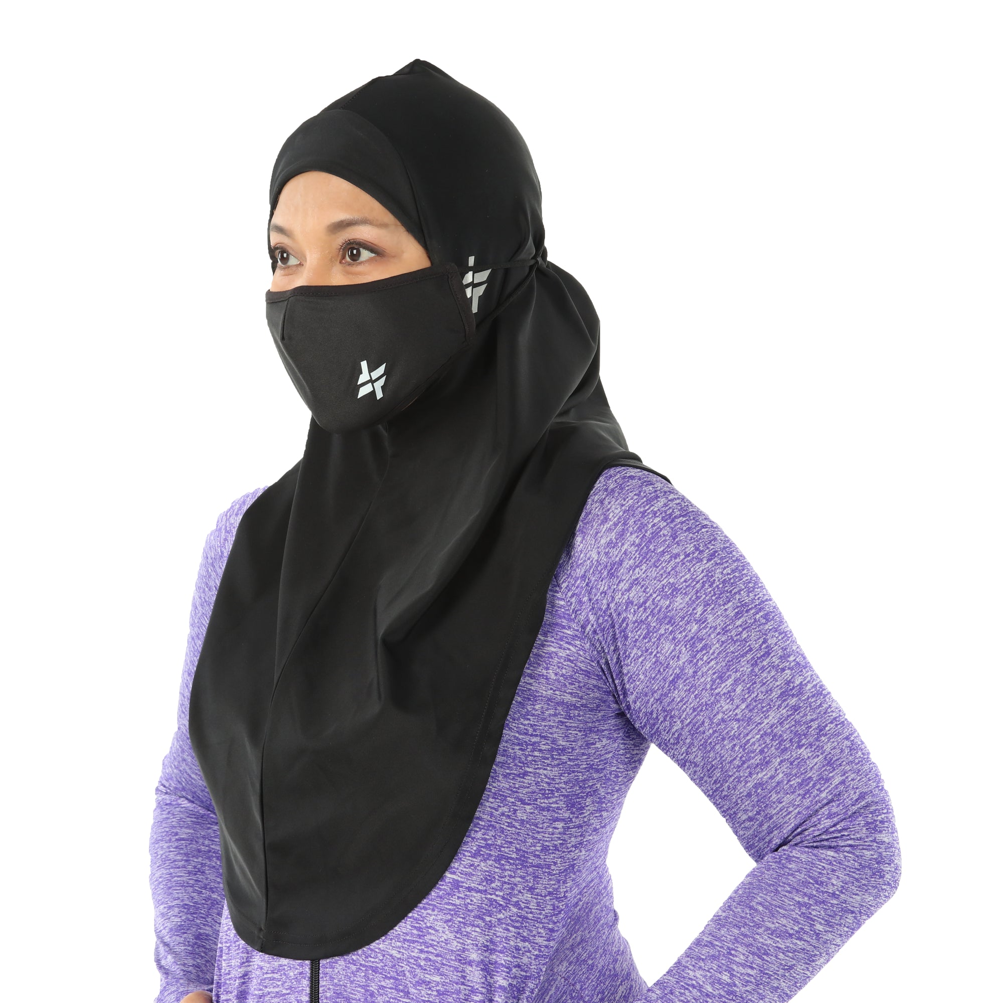 FitFab Long Hijab + Mask Set