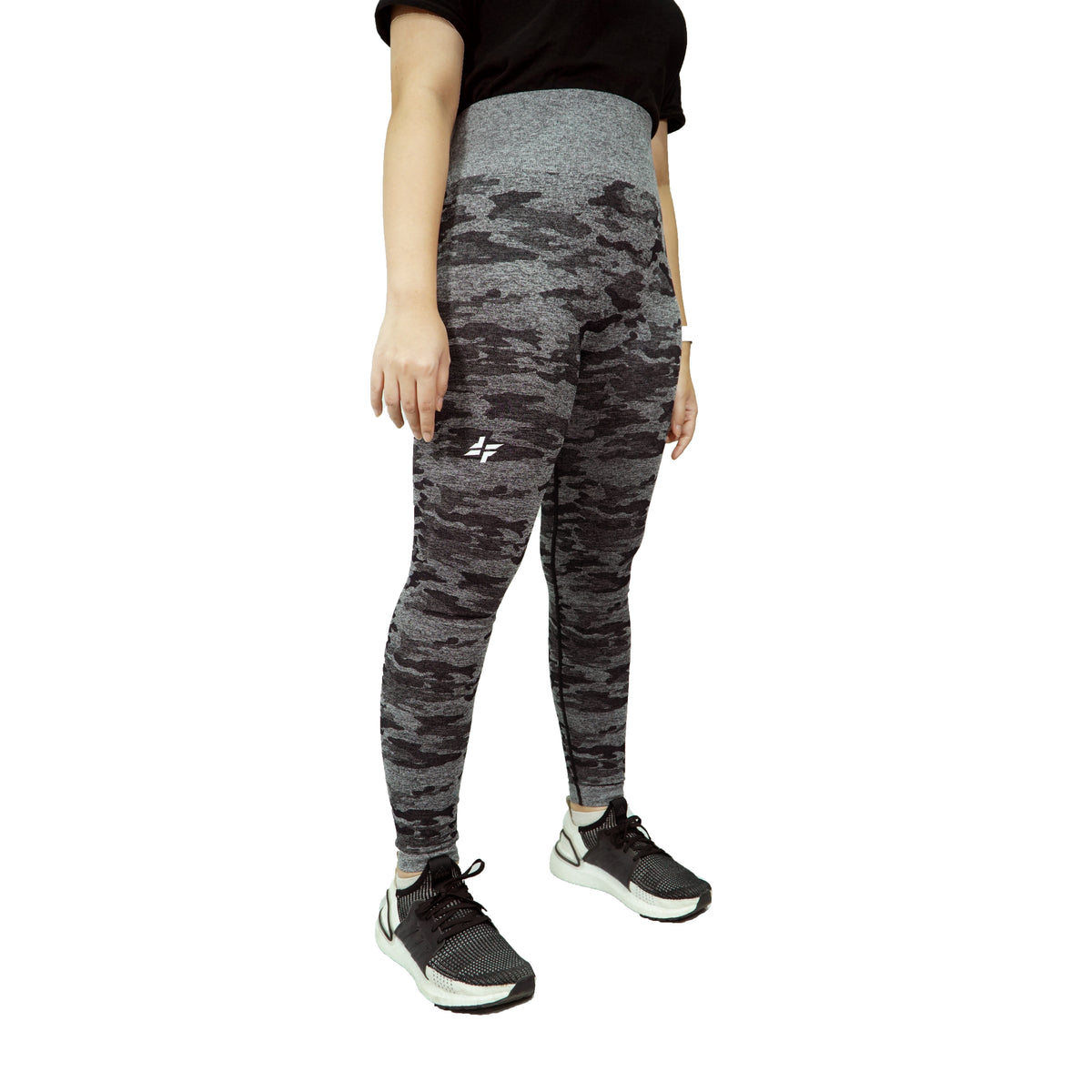FitFab Soft Camouflage Seamless High-Waisted Tights
