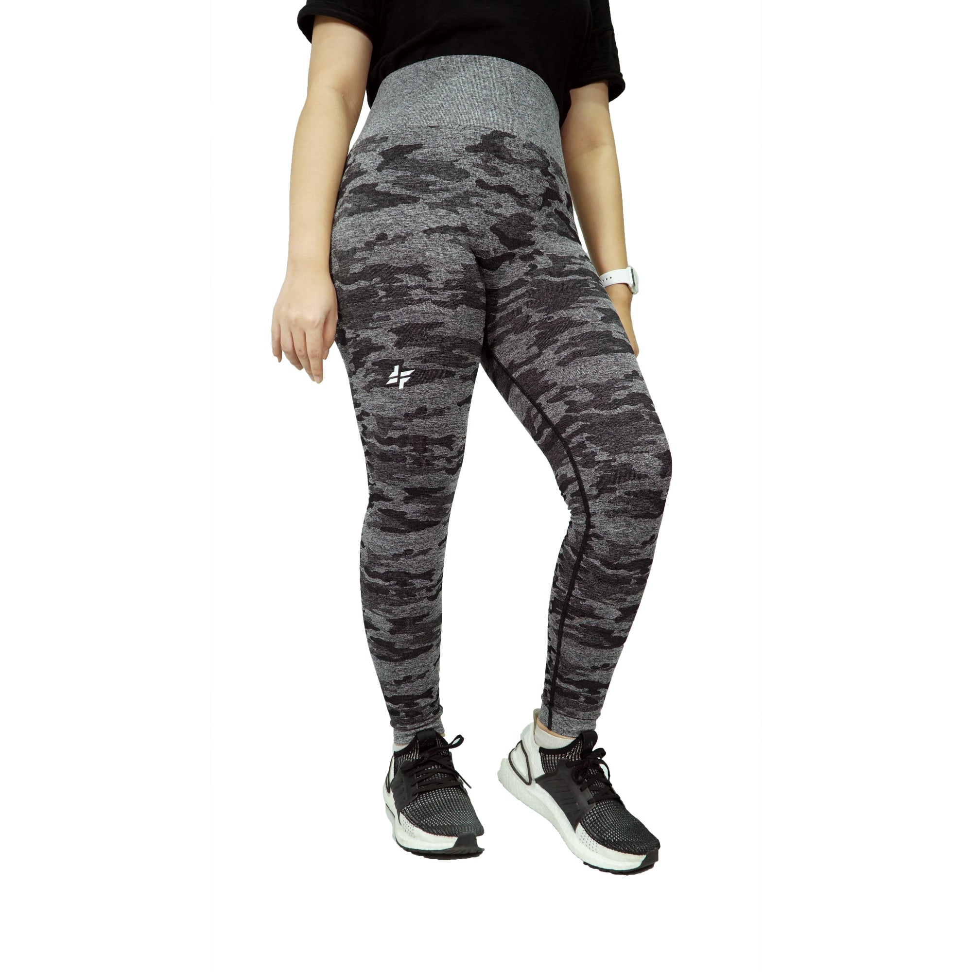 FitFab Soft Camouflage Seamless High-Waisted Tights