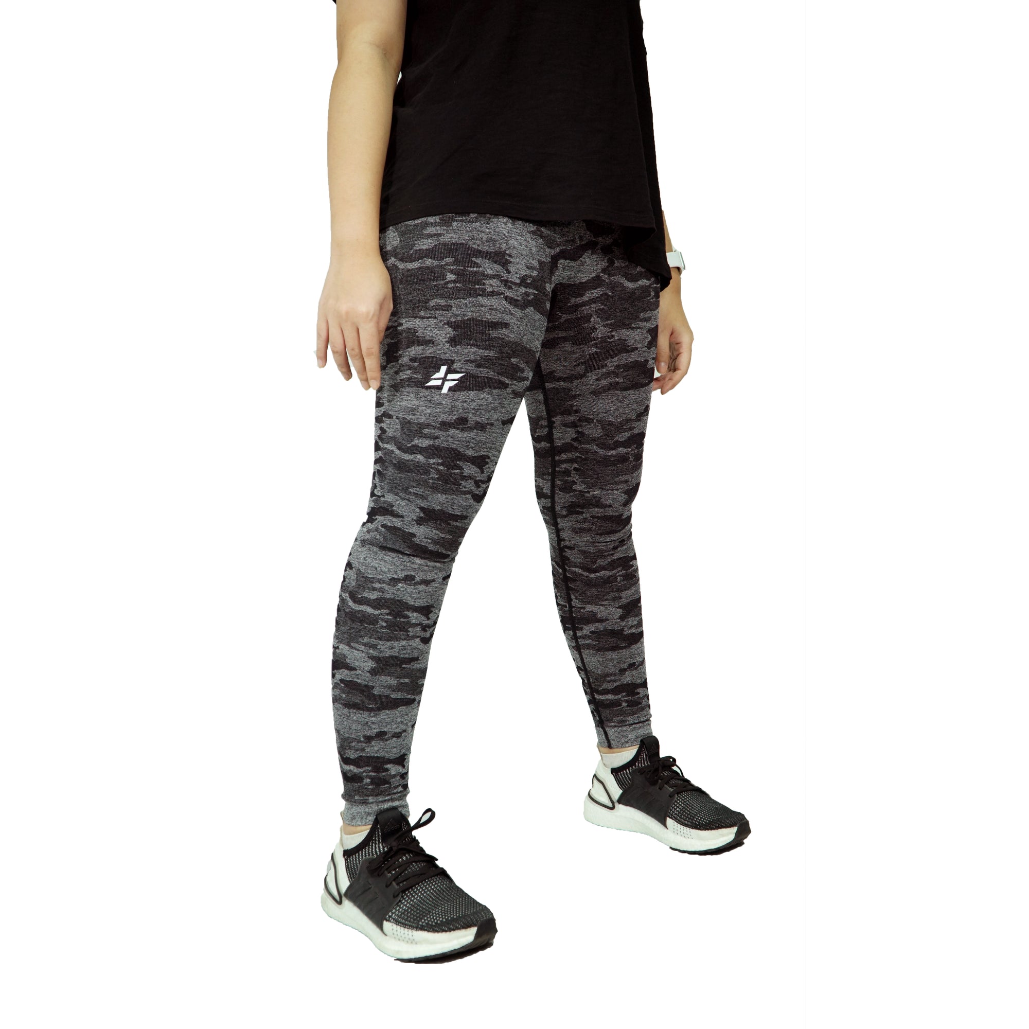 FitFab Soft Camouflage Seamless High-Waisted Tights