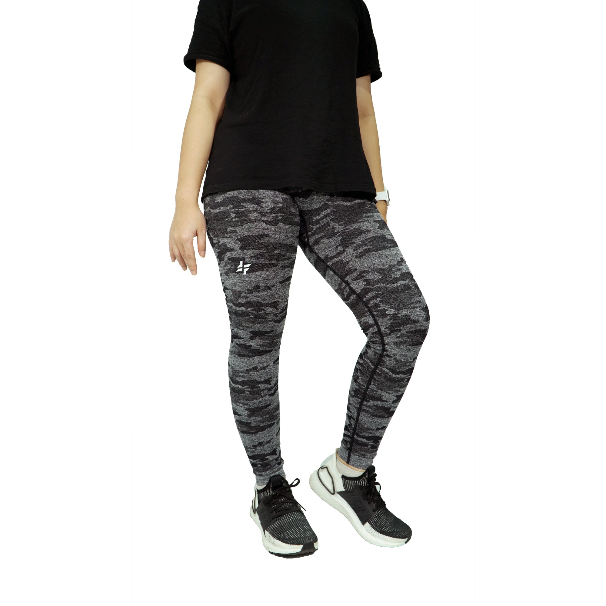 FitFab Soft Camouflage Seamless High-Waisted Tights