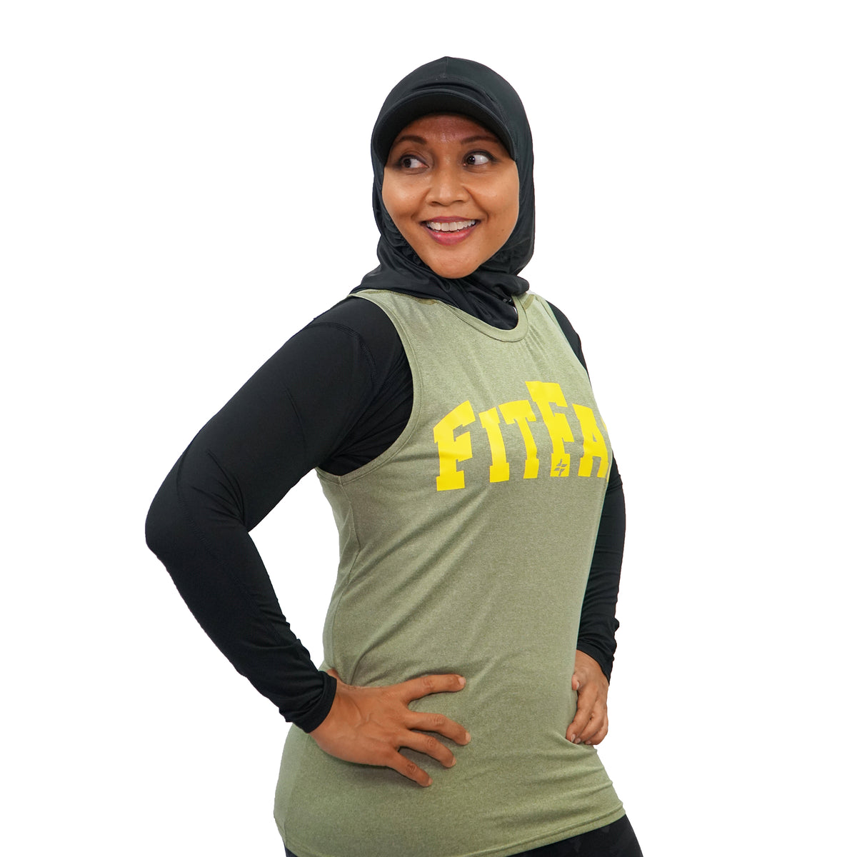 Powerlifting Top - Olive Green