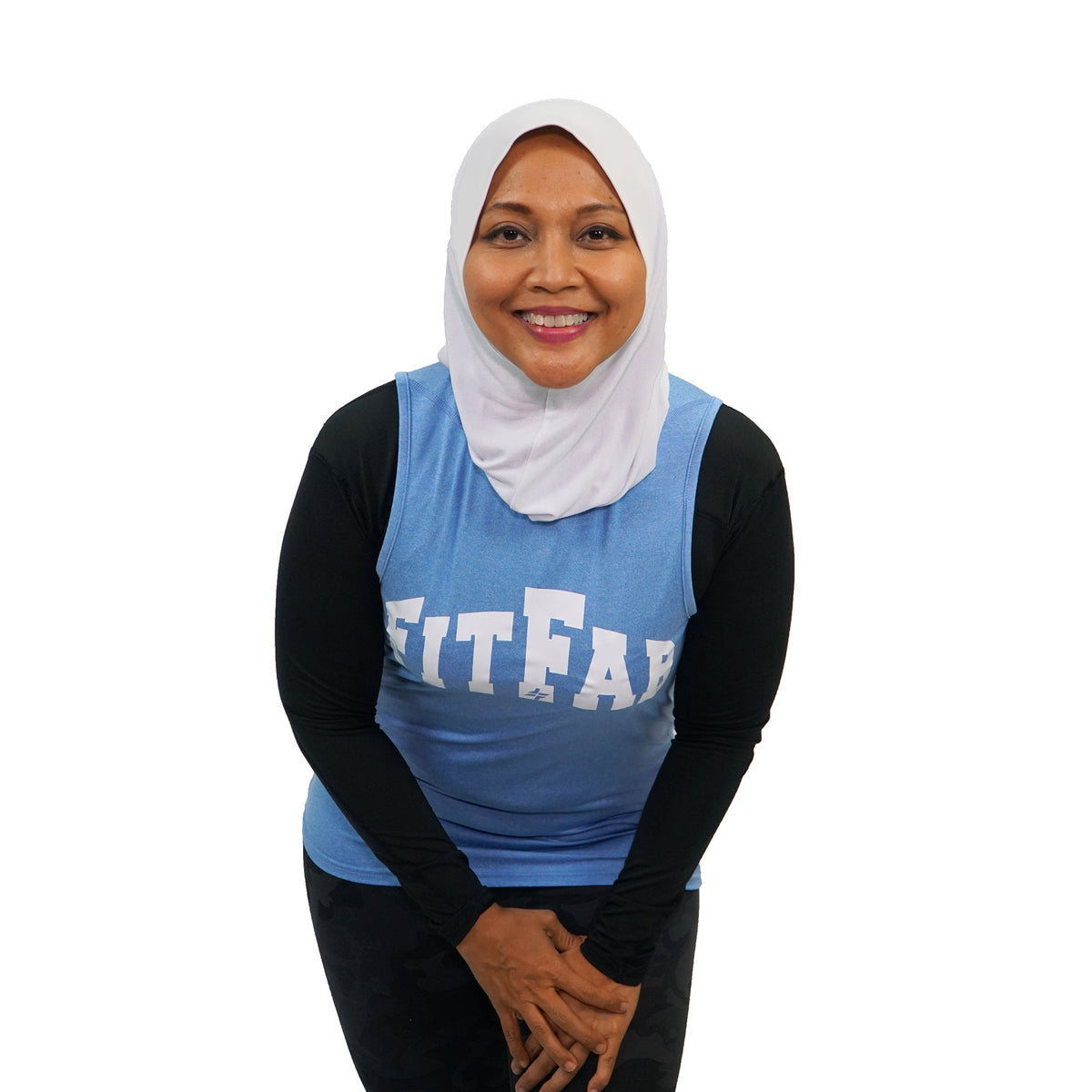Powerlifting Top - Soft Blue